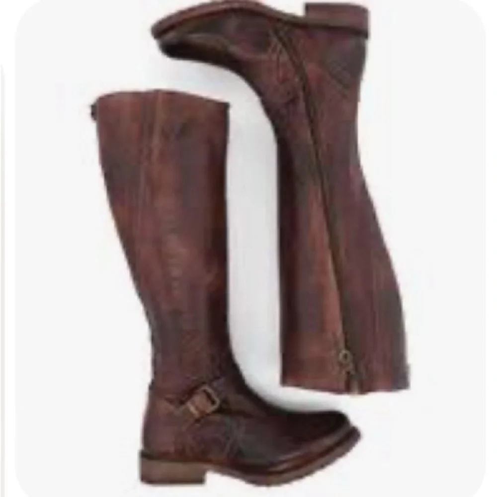 BED STU Glaye Cobbler Series Women's Distressed Leather Boots Size 9